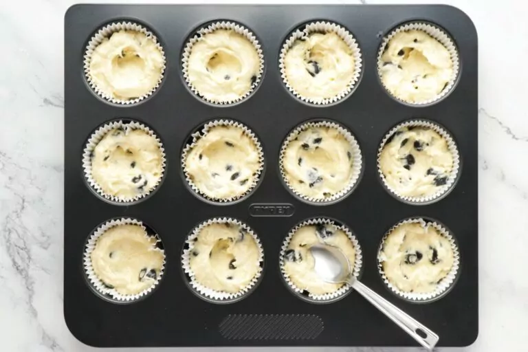 Step 7 - Blueberry Cream Cheese Muffins