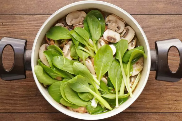 Step 6 - Bok Choy Soup