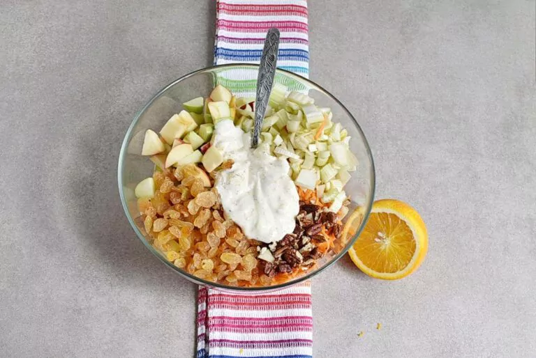 Step 3 - Carrot Apple Salad with Yogurt Dressing