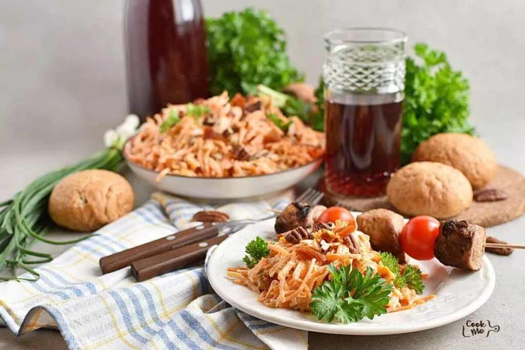 Carrot Salad with Apricots and Pecans