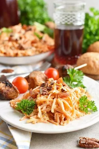 Carrot Salad with Apricots and Pecans