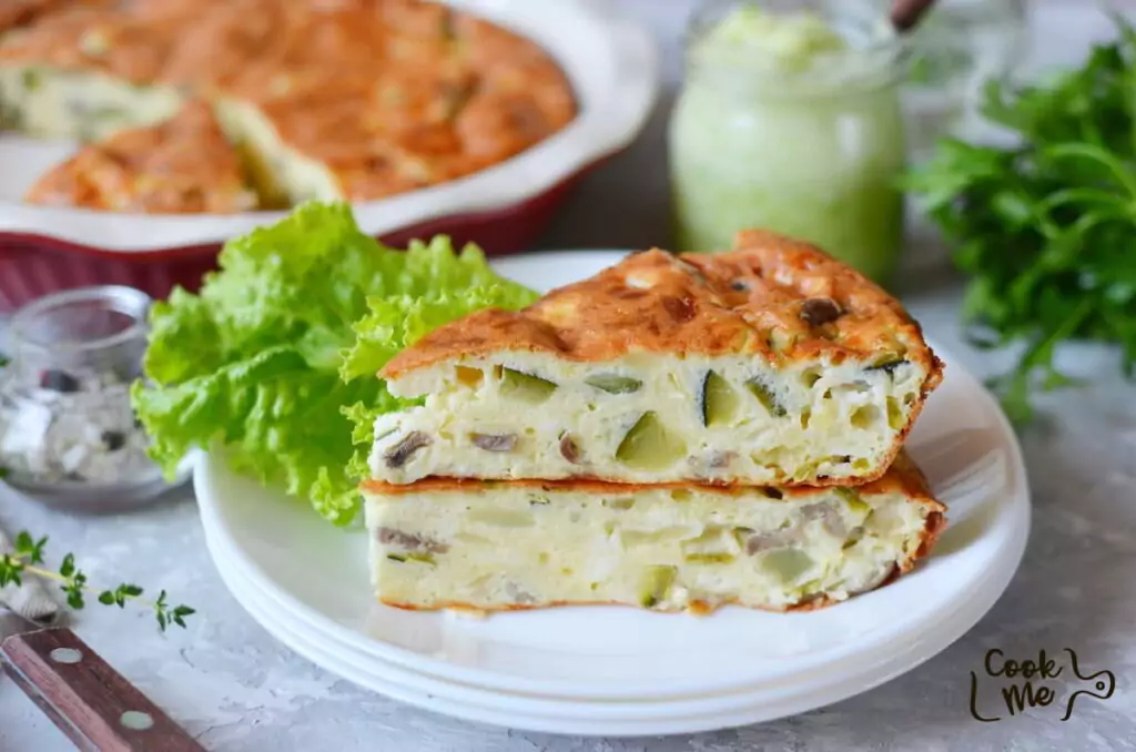 Cheesy Vegetable Egg Dish