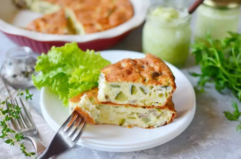 Step 8 - Cheesy Vegetable Egg Dish