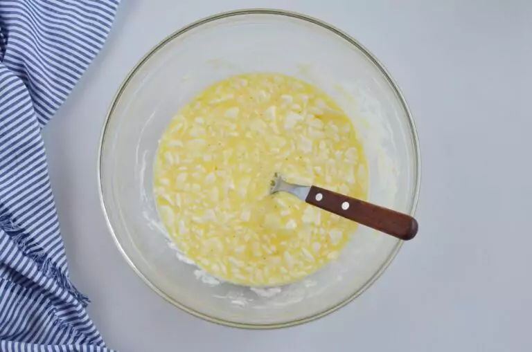 Step 4 - Cheesy Vegetable Egg Dish
