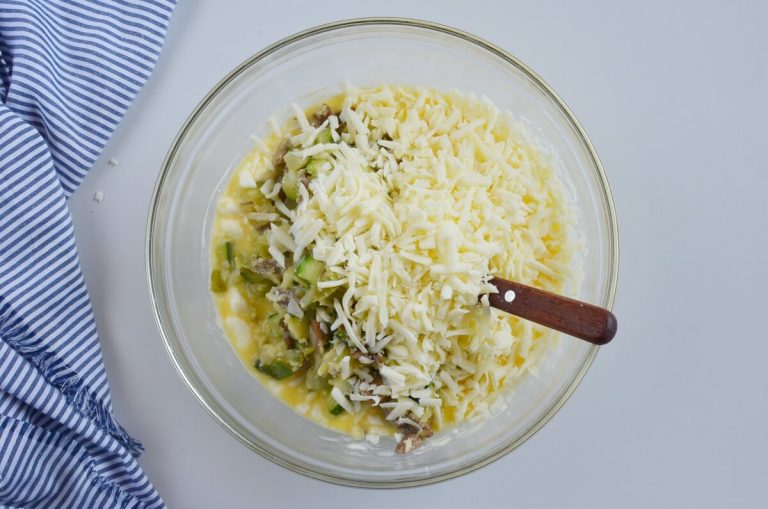 Step 5 - Cheesy Vegetable Egg Dish