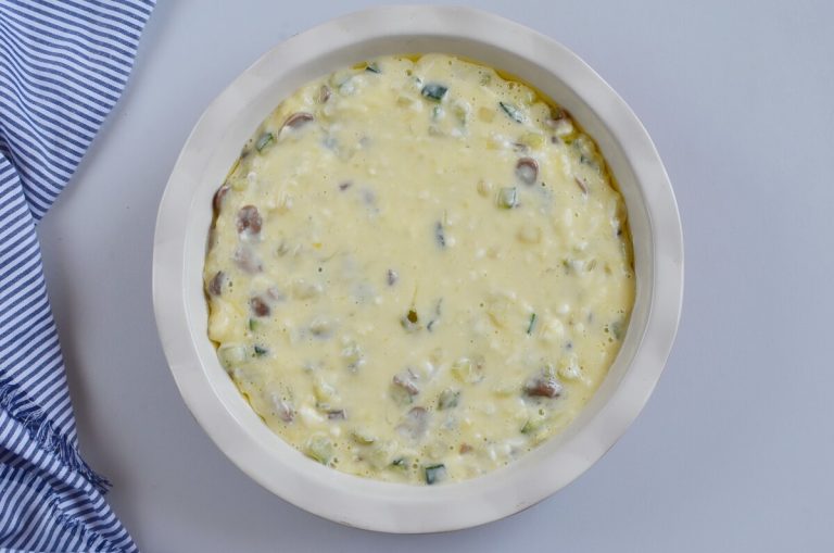 Step 6 - Cheesy Vegetable Egg Dish