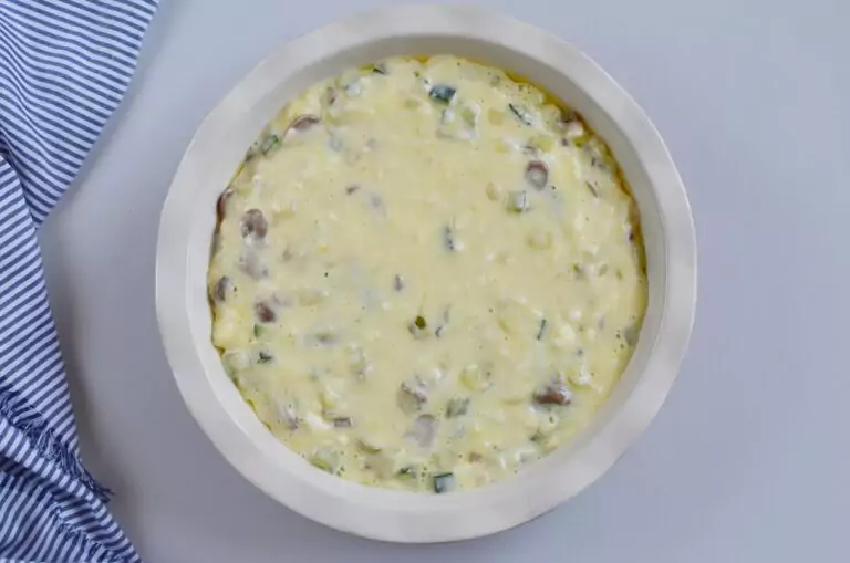 Step 6 - Cheesy Vegetable Egg Dish