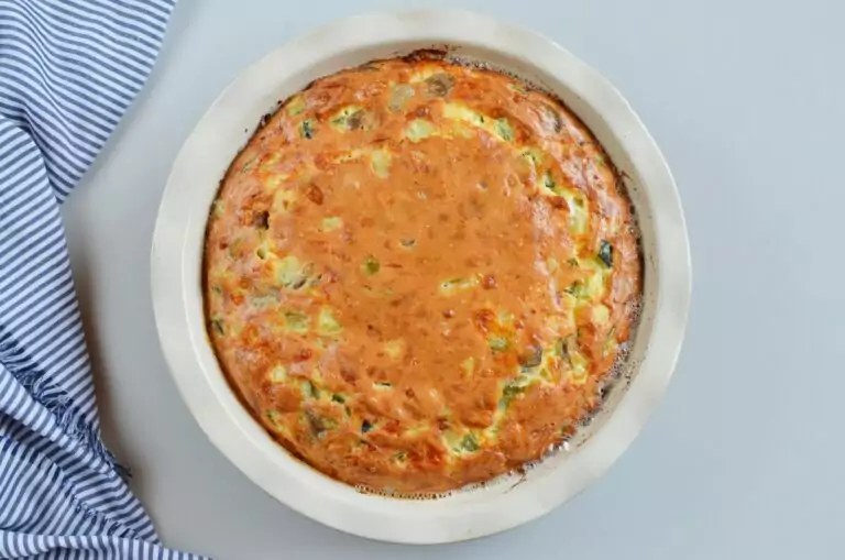 Step 7 - Cheesy Vegetable Egg Dish