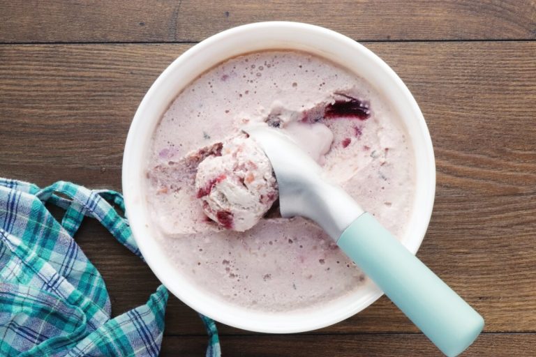 Step 8 - Cherry, Mint & Mascarpone Ice Cream