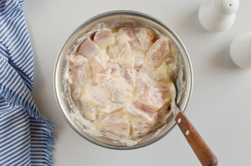 Chicken, Bacon, Ranch Skewers recipe - step 3