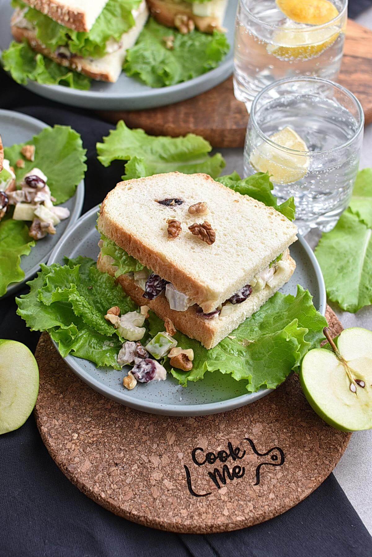 Chicken Waldorf Sandwiches Recipe Cook.me Recipes