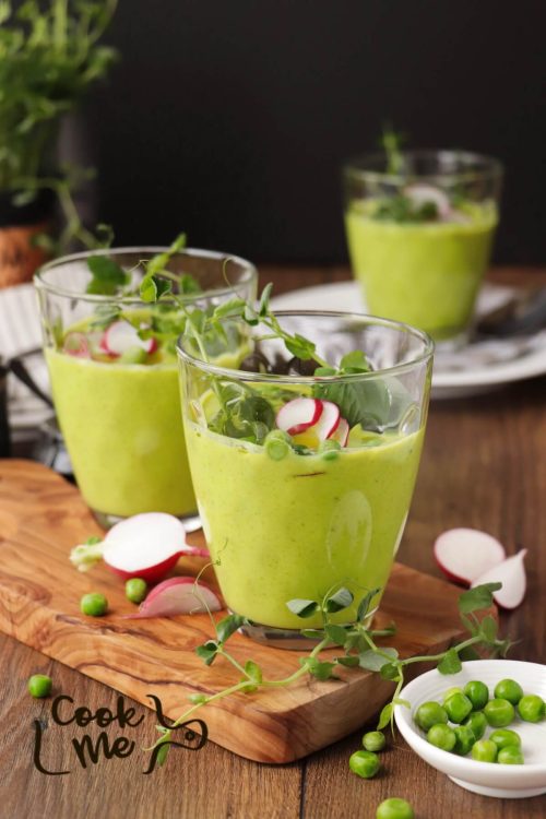 Chilled Green Pea Soup
