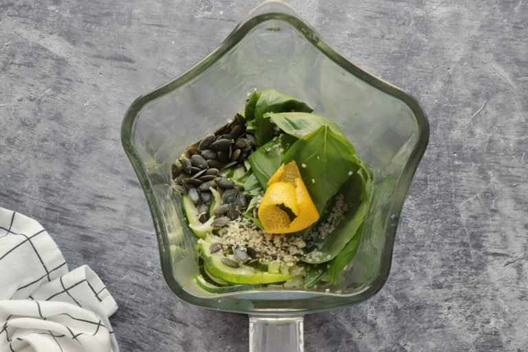 Step 3 - Chilled Zucchini Basil Soup