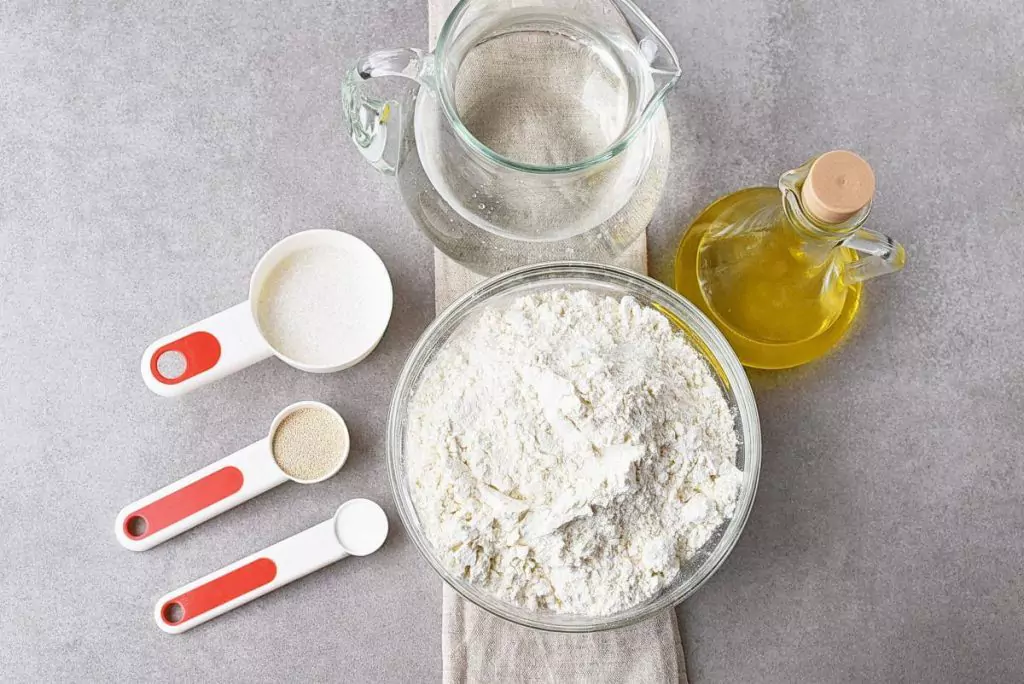 Ingredients for Easy Homemade French Bread