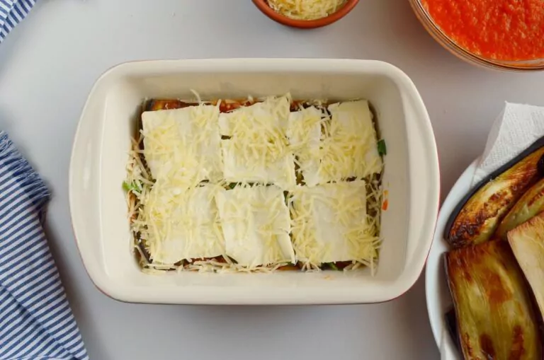 Step 6 - Eggplant Parmesan with Crisp Crumb Topping
