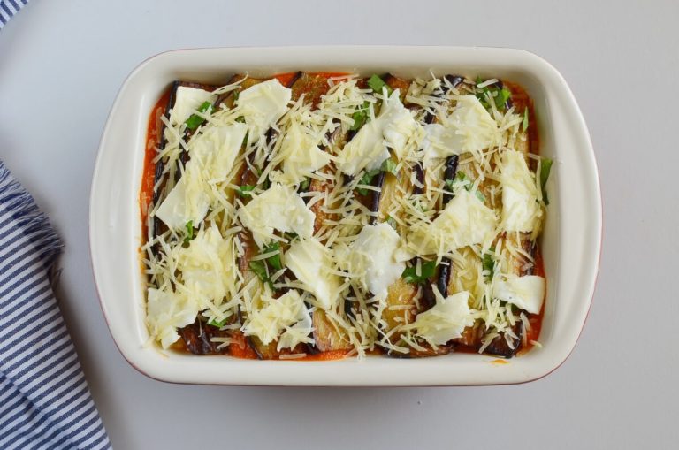 Step 6 - Eggplant Parmesan with Crisp Crumb Topping