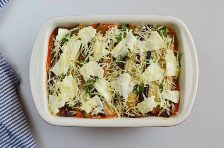 Step 6 - Eggplant Parmesan with Crisp Crumb Topping