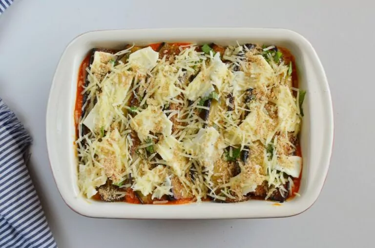 Step 7 - Eggplant Parmesan with Crisp Crumb Topping