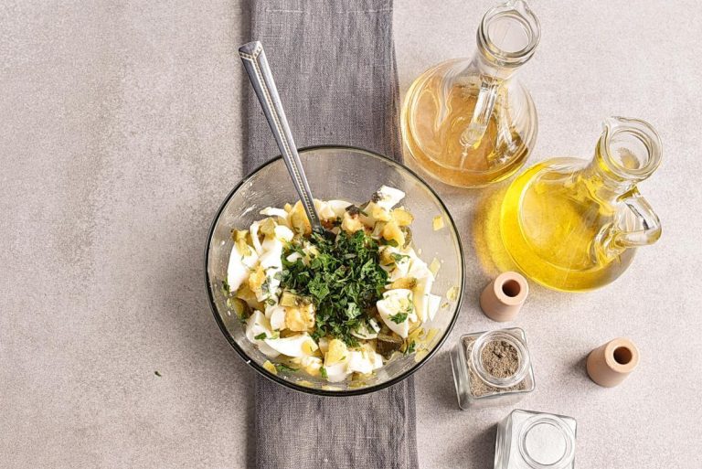 Step 2 - Gribiche (Hard-Boiled Egg) Dressing