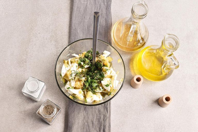 Step 3 - Gribiche (Hard-Boiled Egg) Dressing