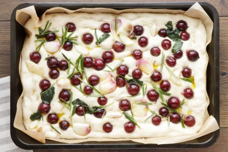 Step 9 - Herby Gooseberry Focaccia