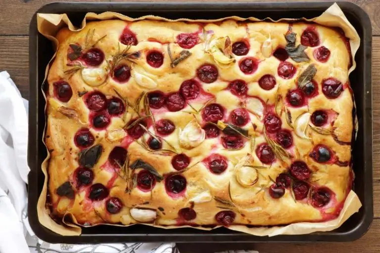 Step 10 - Herby Gooseberry Focaccia