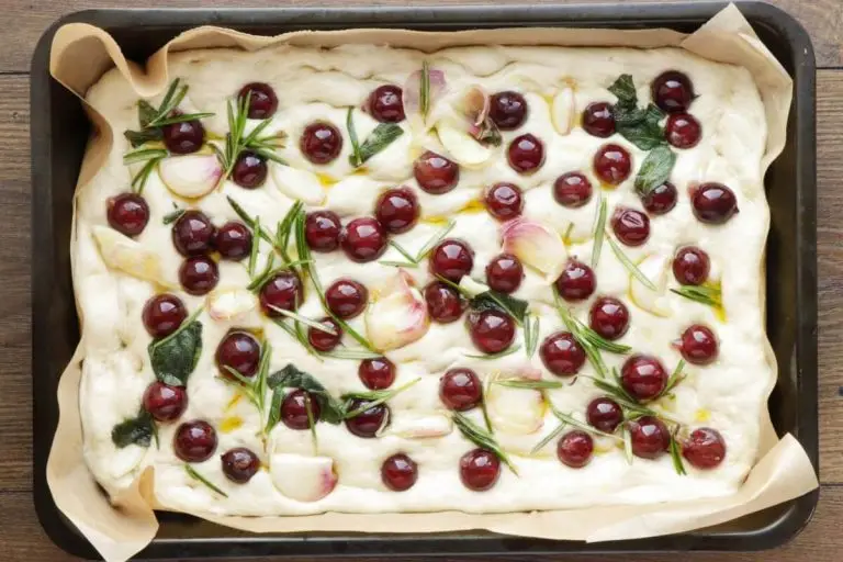 Step 8 - Herby Gooseberry Focaccia