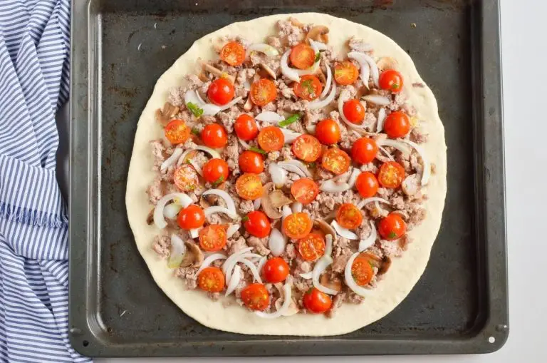 Step 5 - Homemade Fresh Tomato Pizza