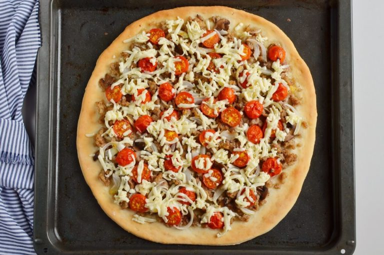 Step 7 - Homemade Fresh Tomato Pizza