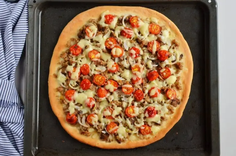 Step 7 - Homemade Fresh Tomato Pizza