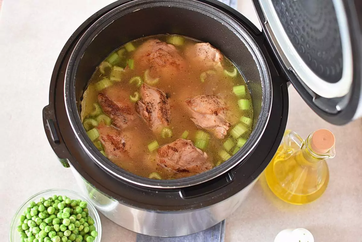 Step 8 - Instant Pot Chicken and Dumplings