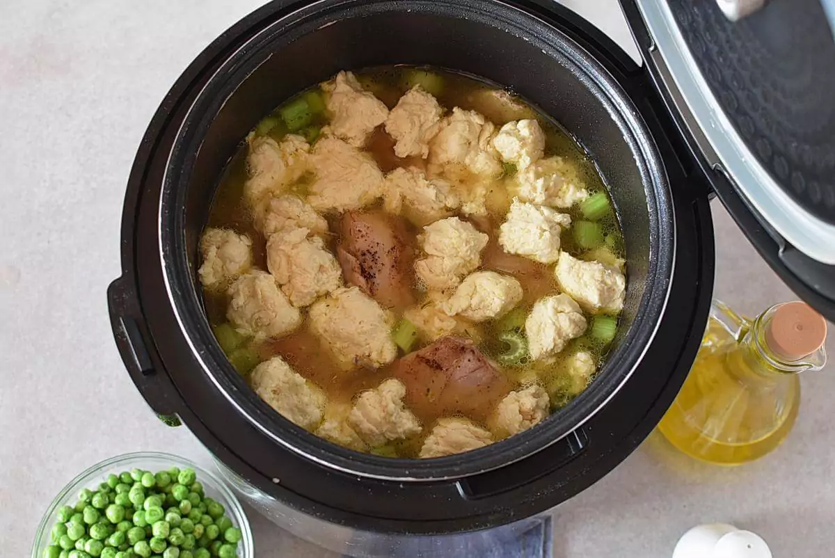 Step 9 - Instant Pot Chicken and Dumplings