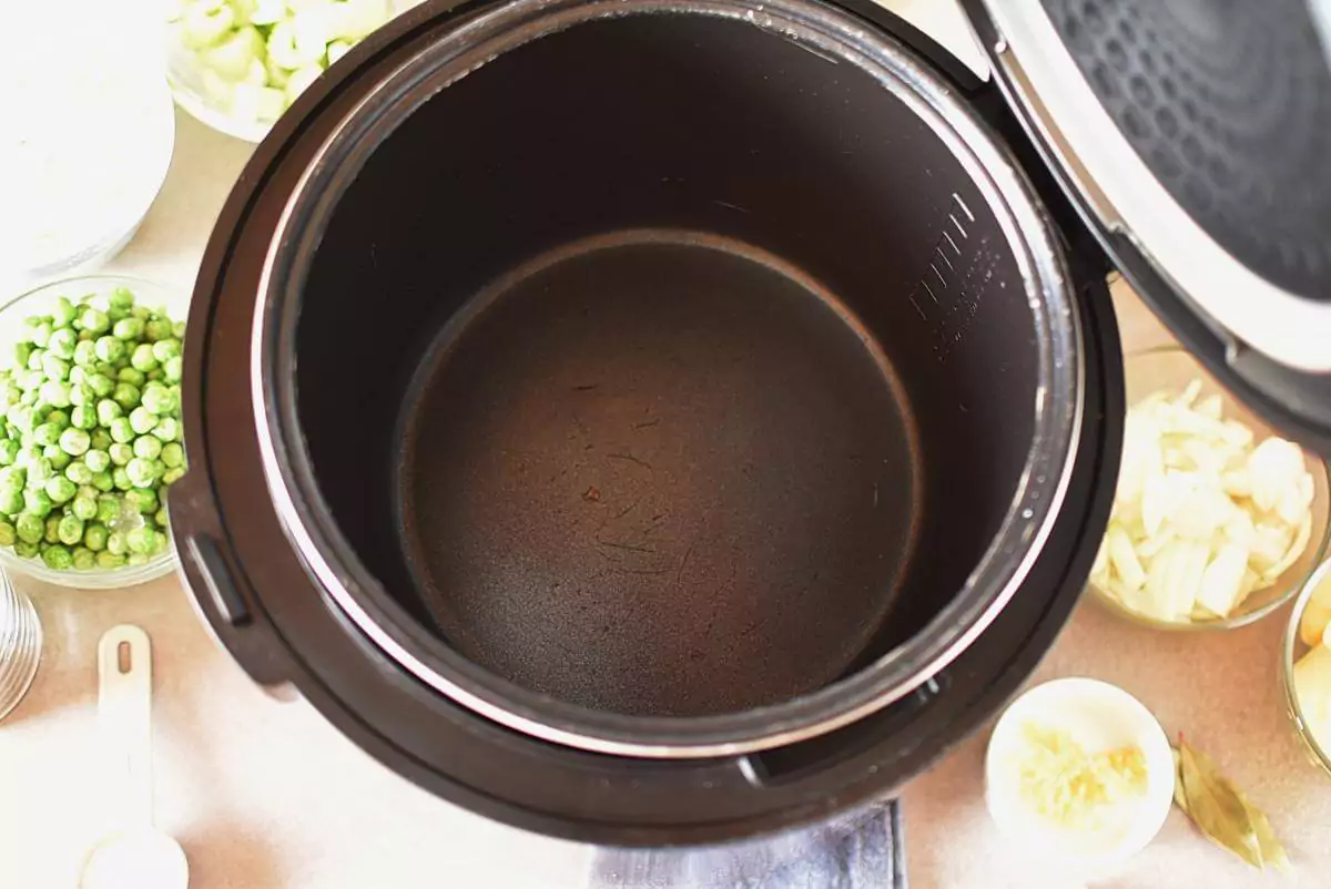 Step 1 - Instant Pot Chicken and Dumplings