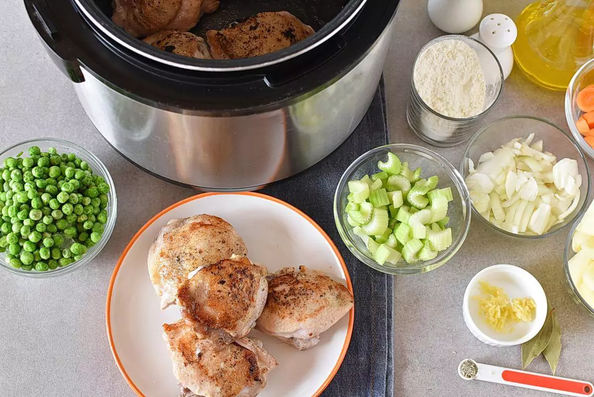 Step 5 - Instant Pot Chicken and Dumplings