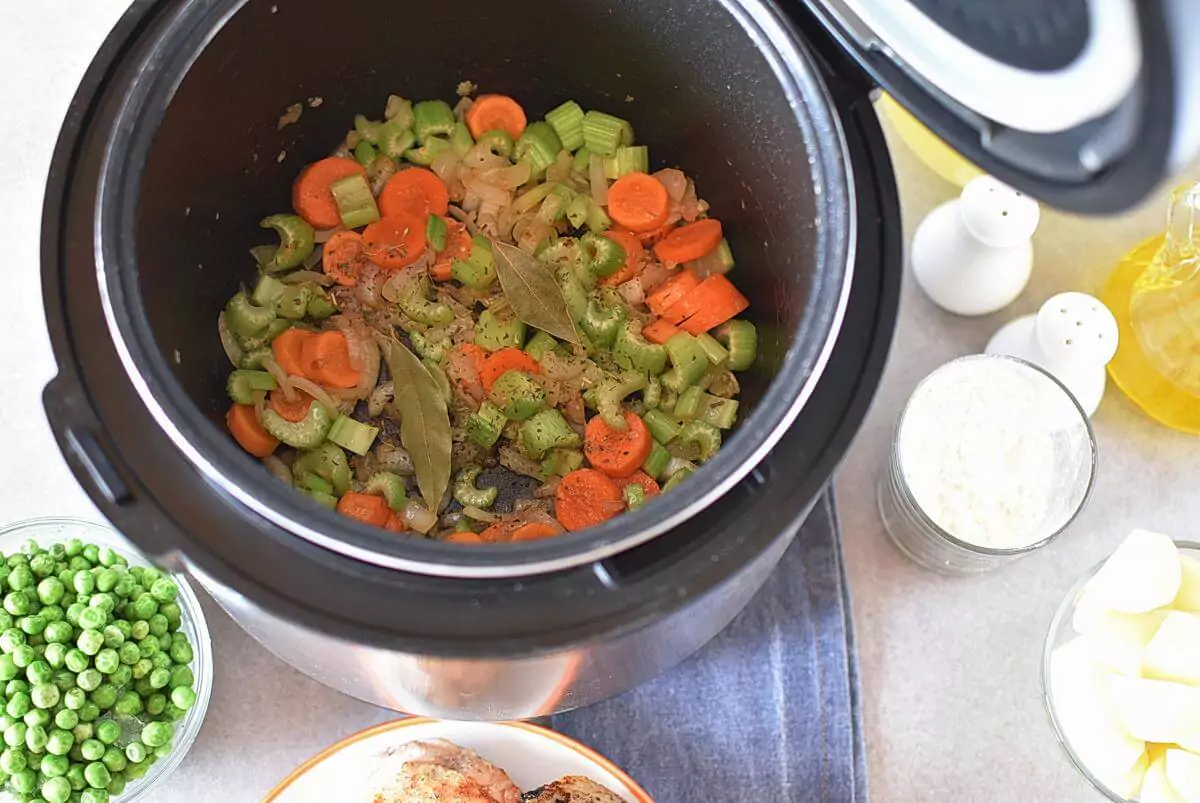 Step 6 - Instant Pot Chicken and Dumplings