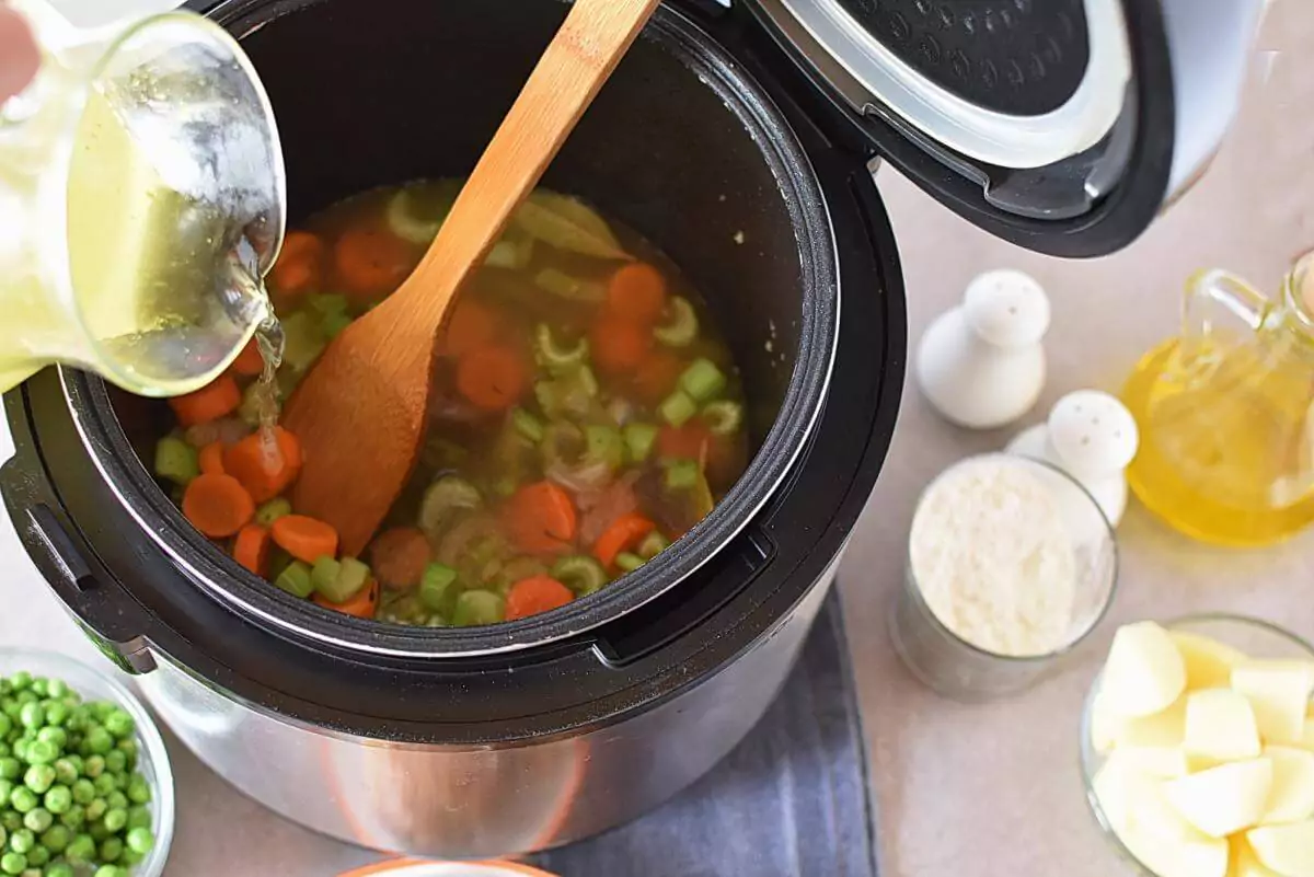 Step 7 - Instant Pot Chicken and Dumplings