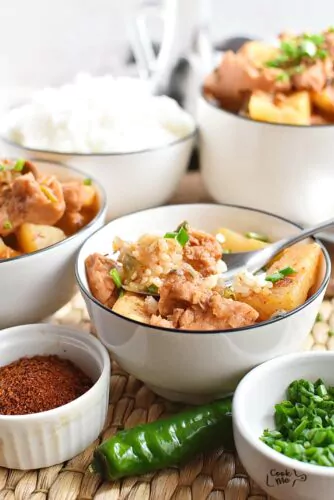 Korean Potato and Spam Stew – Gamja Jjageuli