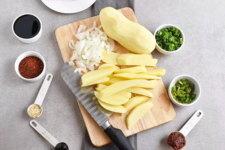Step 1 - Korean Potato and Spam Stew – Gamja Jjageuli