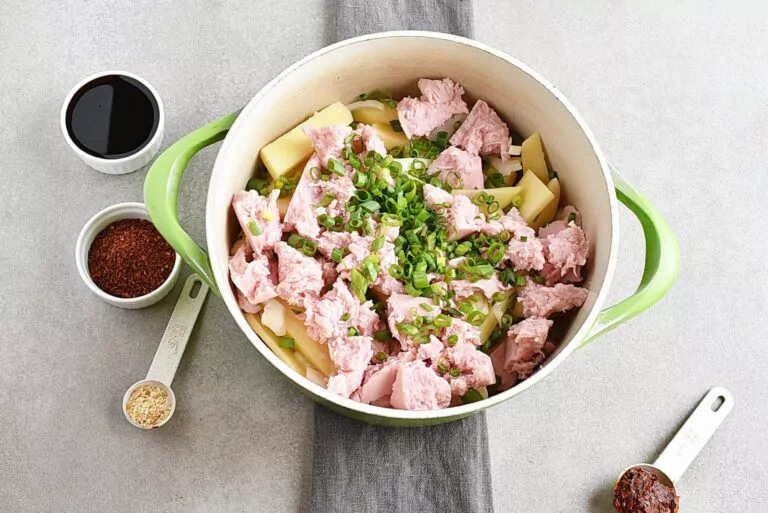 Step 4 - Korean Potato and Spam Stew – Gamja Jjageuli