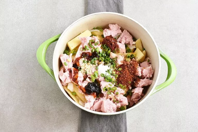 Step 5 - Korean Potato and Spam Stew – Gamja Jjageuli