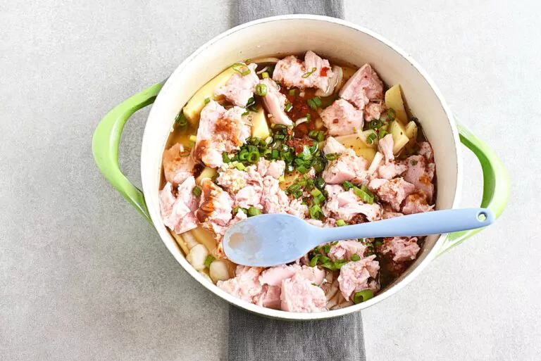 Step 6 - Korean Potato and Spam Stew – Gamja Jjageuli