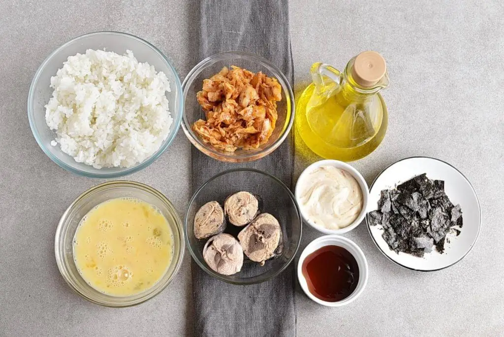 Ingredients for Korean Tuna Mayo Deopbap