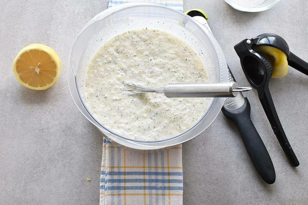 Lemon Pancakes with Raspberry Syrup recipe - step 4