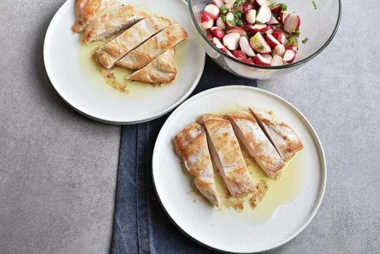 Step 9 - Pan-Seared Chicken Breasts with Radish