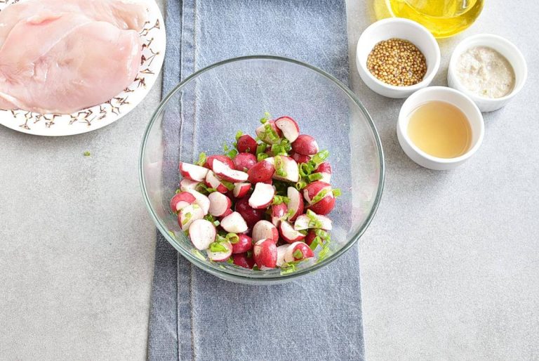 Step 2 - Pan-Seared Chicken Breasts with Radish