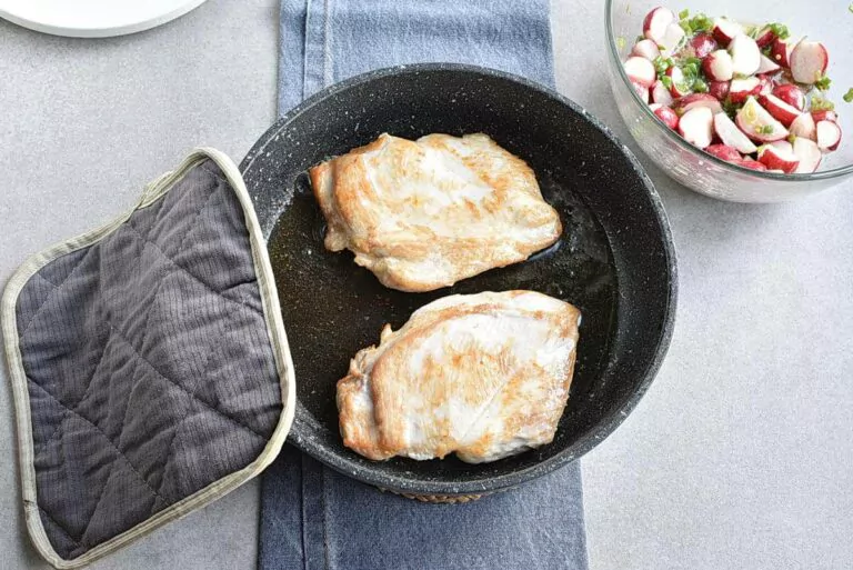Step 7 - Pan-Seared Chicken Breasts with Radish