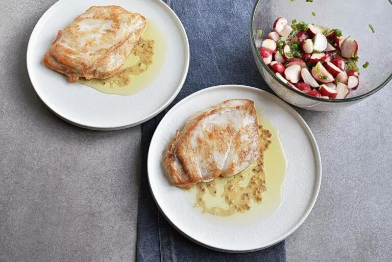 Step 8 - Pan-Seared Chicken Breasts with Radish