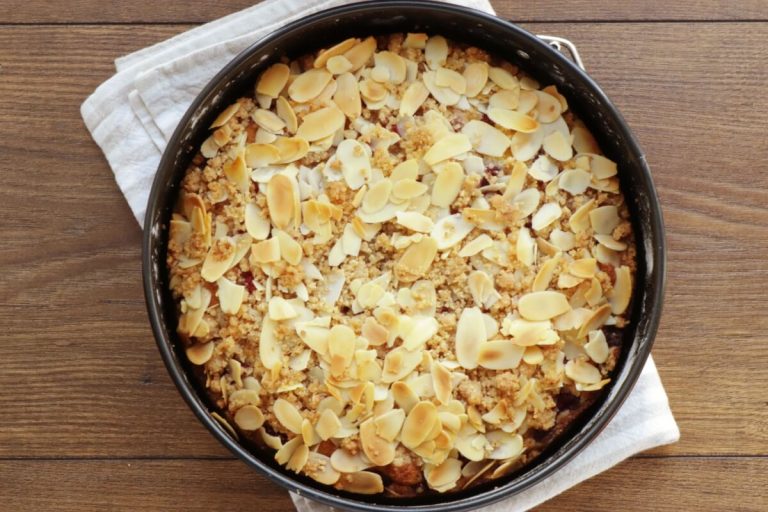 Step 11 - Raspberry Almond Crumb Cake