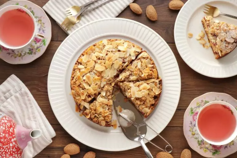 Step 13 - Raspberry Almond Crumb Cake