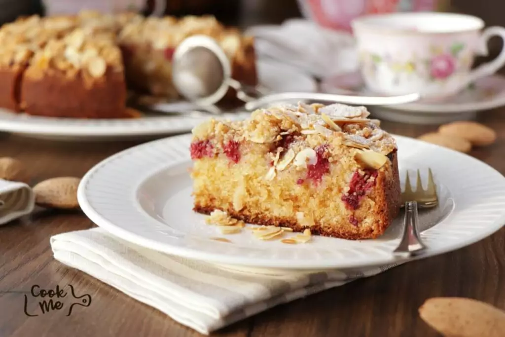 Raspberry Almond Crumb Cake